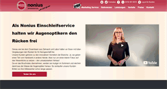 Desktop Screenshot of nonius-service.de